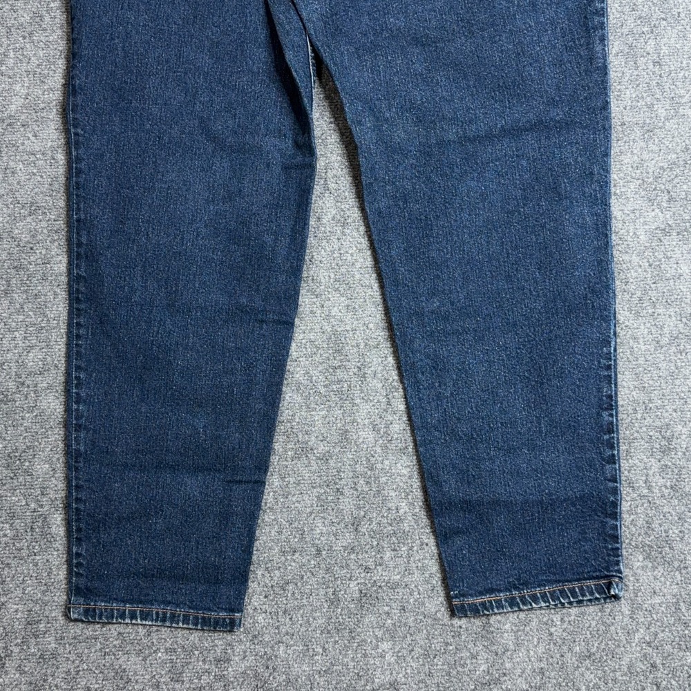 Vintage Levi's 550 Jeans Womens 24 Relaxed Tapered Leg High Rise Dark Wash Denim - Picture 6 of 13